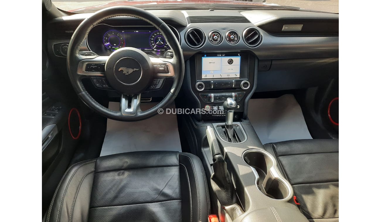 Ford Mustang EcoBoost Premium Ford mustang 2018 v4 turbo eco boost premium Full option