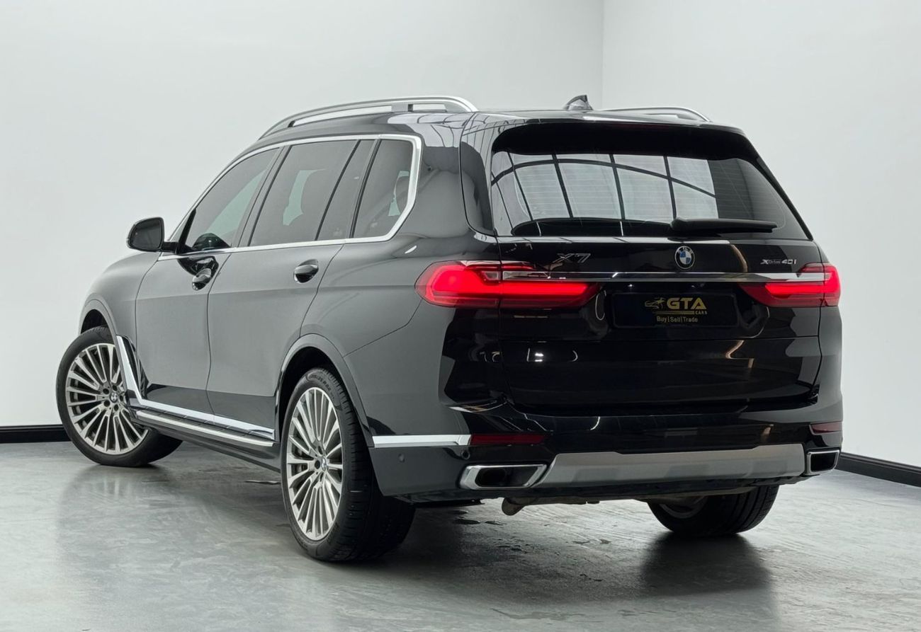 BMW X7 XDrive40i 3.0L 2019 BMW X7 xDrive40i X Offroad Pack, 1 Year Warranty, BMW Agency FSH, GCC