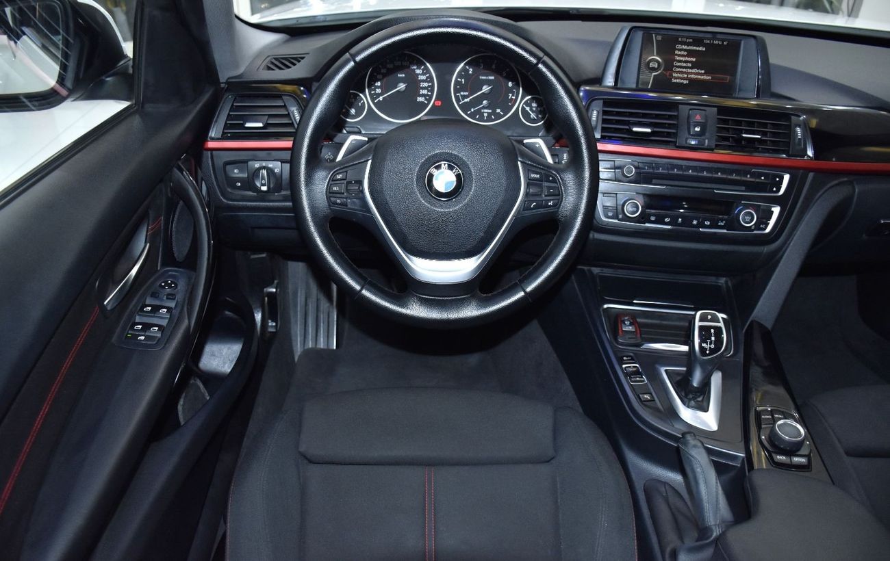 بي أم دبليو 328i EXCELLENT DEAL for our BMW 328i Sport ( 2014 Model ) in White Color GCC Specs