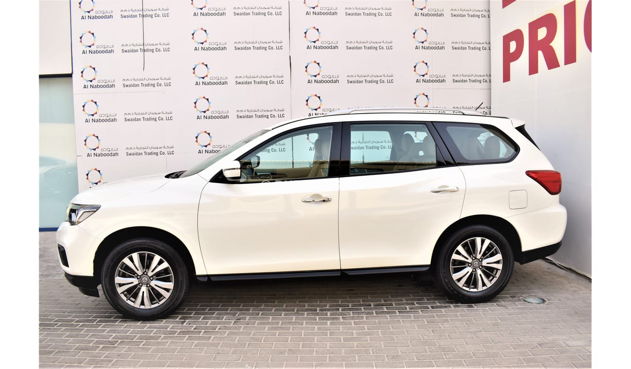 Nissan Pathfinder AED 1359 PM | 3.5L LE V6 4WD GCC DEALER WARRANTY