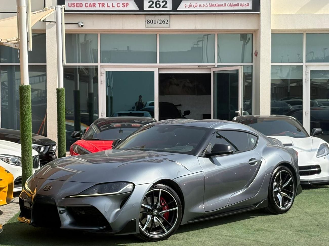 تويوتا سوبرا تويوتا سوبرا GR V6 خليجي 2022 صبغ وكاله بحاله ممتازه بدون حوادث