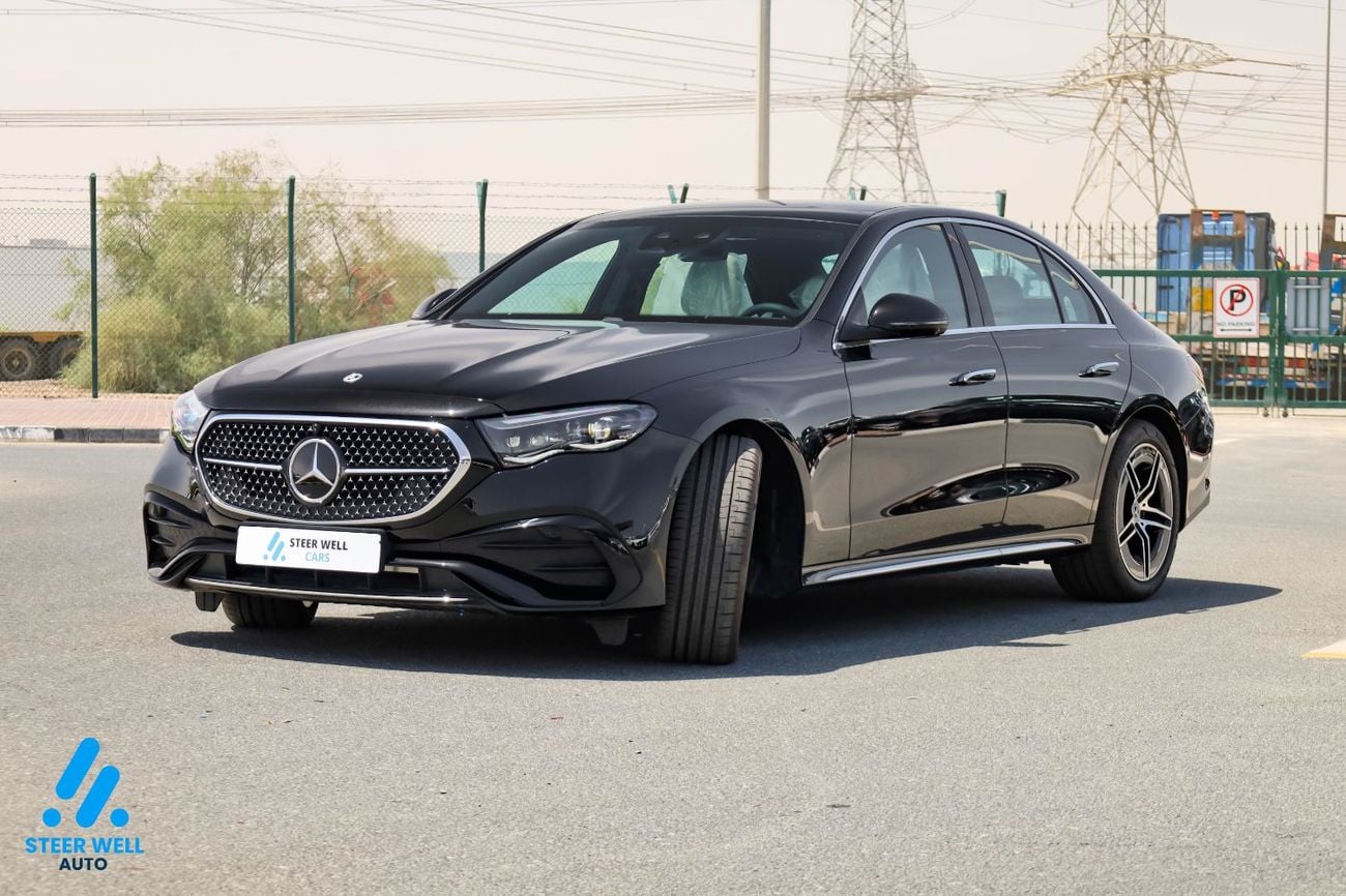 مرسيدس بنز E300 2025 AMG Line | AWD (4MATIC) | White Interior | Korean Specs | Contact Now