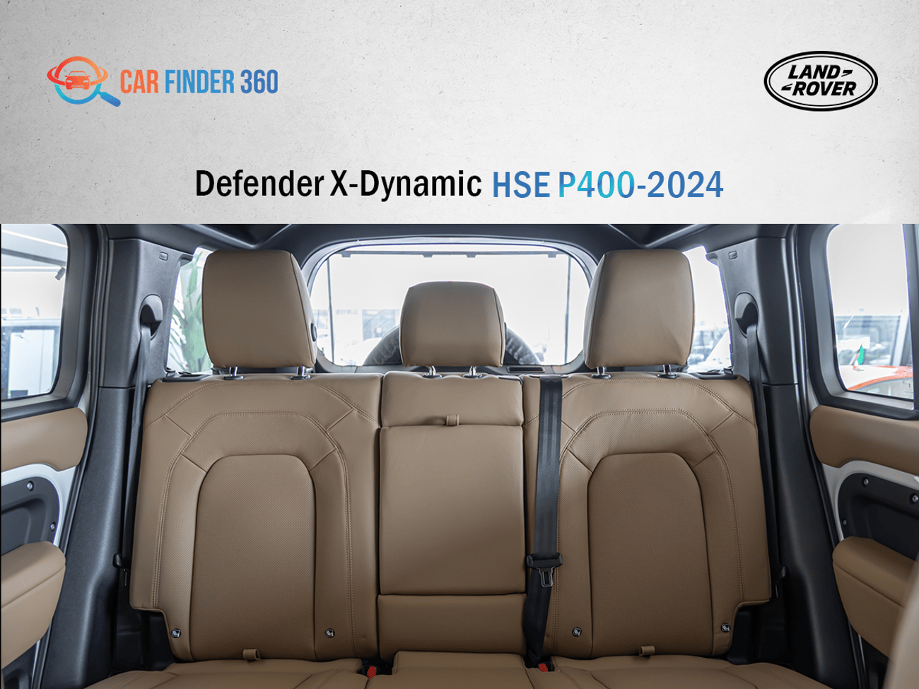 Land Rover Defender Land Rover Defender X-Dynamic HSE P400 - White  - Tan Interior -  2026 - GCC(Export Only)