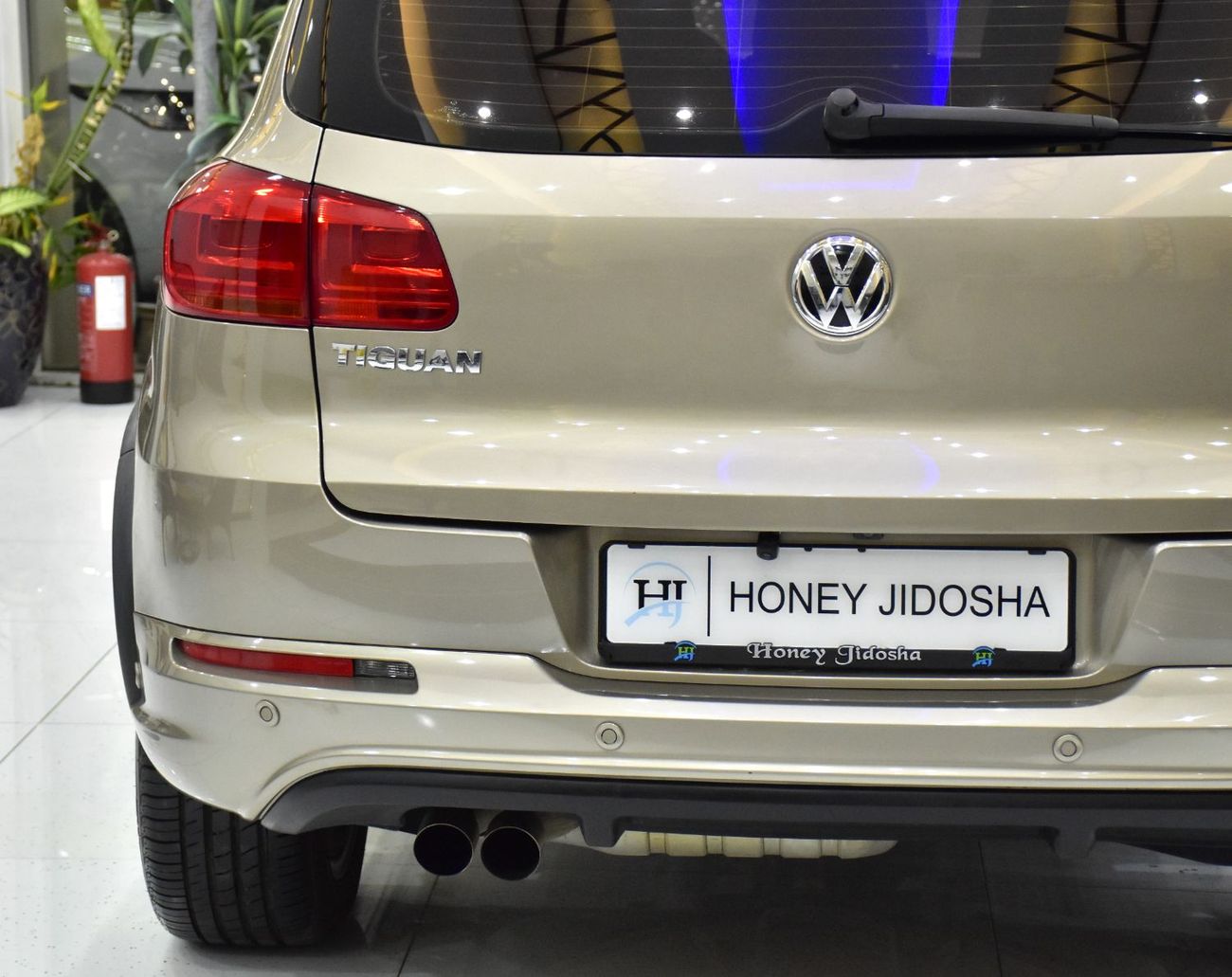 Volkswagen Tiguan EXCELLENT DEAL for our Volkswagen Tiguan R-Line ( 2016 Model ) in Beige Color GCC Specs