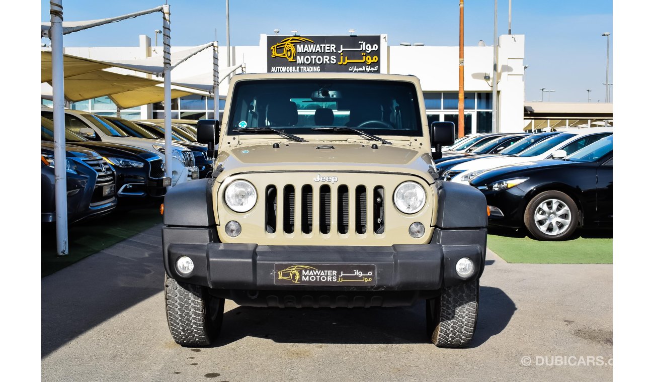 Jeep Wrangler Sport Unlimited Agency Warranty Full Service History GCC