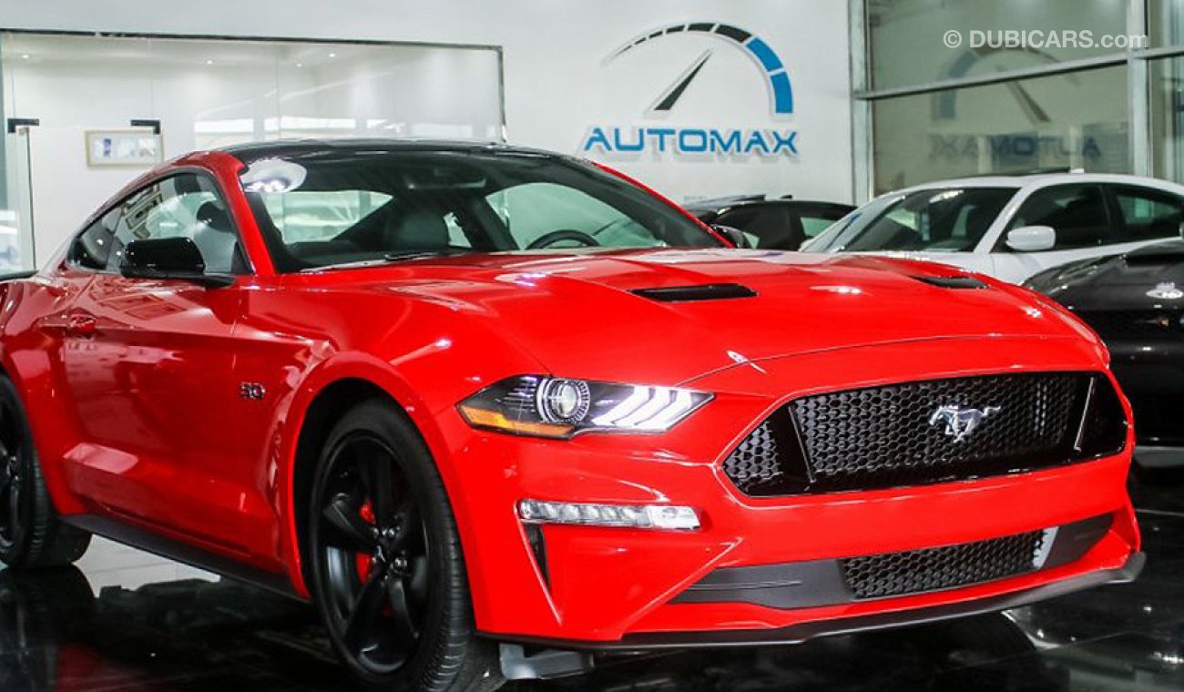 Ford Mustang 2019 GT Premium, 5.0 V8 GCC, 0km w/ 3Yrs or 100K km WTY + 60K km SERV at Al Tayer