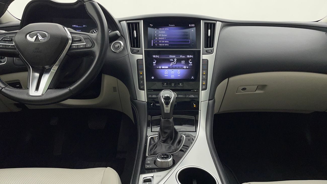 Infiniti Q50 Luxe 2.0L 2023 LUXE | AED 1190/Month | 0 DP | 30 Day Return | Warranty | Service History