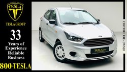 Ford Figo /// SEDAN / GCC / 2018 / DEALER WARRANTY VALID UNTIL 28/11/2022 / FSH! / 328 DHS MONTHLY!!!!!!!