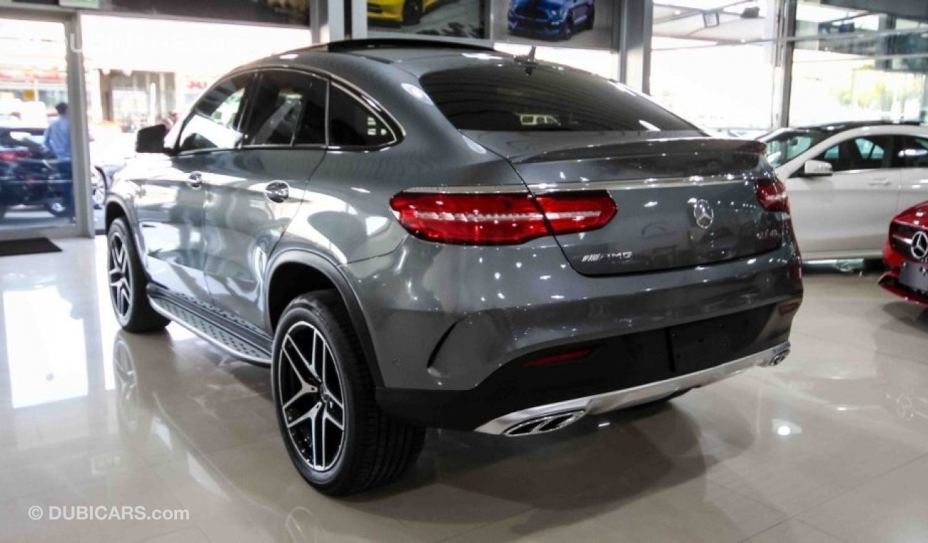 مرسيدس بنز GLE 43 AMG 2018 Enhanced V6 biturbo 385 hp with 2 Yrs or 60000 km Warranty