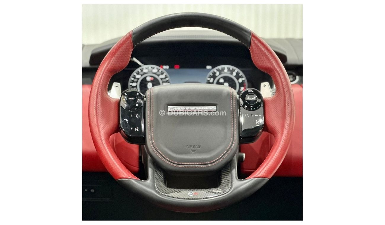 لاند روفر رينج روفر سبورت 2022 Range Rover Sport SVR Carbon, June 2025 Warranty, Service Contract, Full Options, Low Kms, Euro
