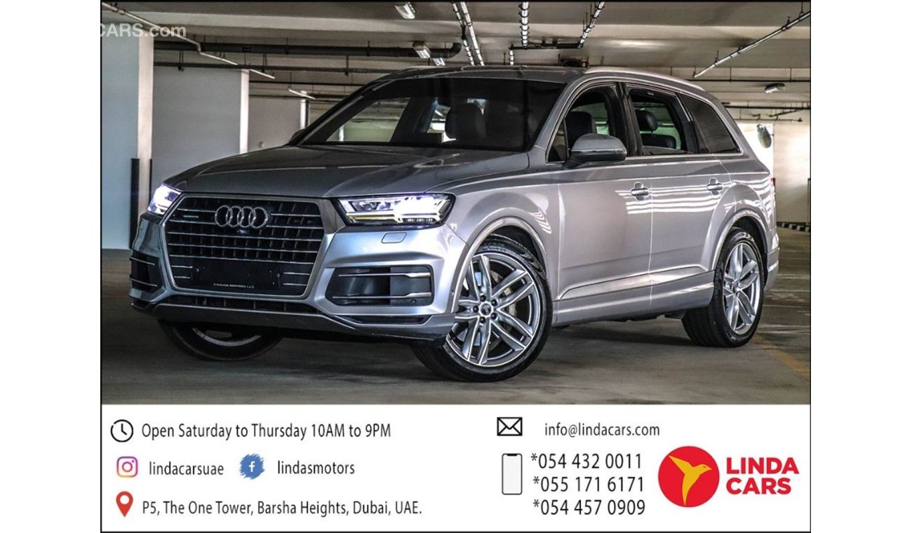 Audi Q7 Audi Q7 (LUXURY LINE) 2016 GCC under Agency Warranty with Zero Down-Payment.