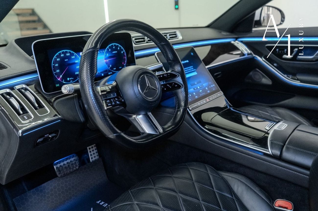 Mercedes Benz S500 4MATIC 3.0L 2021 Mercedes S500, Full Option, Diamond Seats, Excellent Condition, European Specs