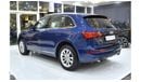 Audi Q5 EXCELLENT DEAL for our Audi Q5 2.0t Quattro ( 2014 Model ) in Blue Color GCC Specs