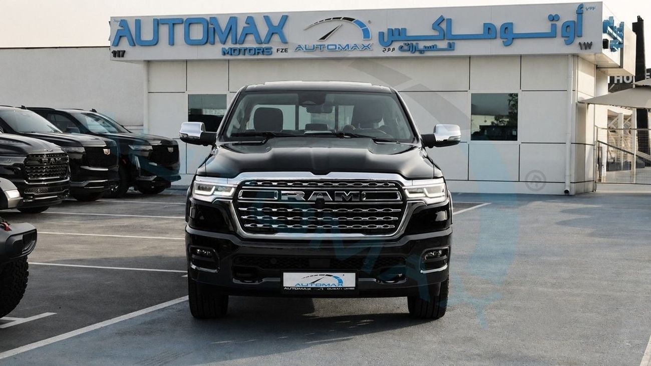 رام 1500 Limited Longhorn Crew Cab Hurricane H.O 3.0TT (For Export , НА ЭКСПОРТ) PY 26/26 Crew Cab Hurricane H.O 3.0TT GCC Без пробега