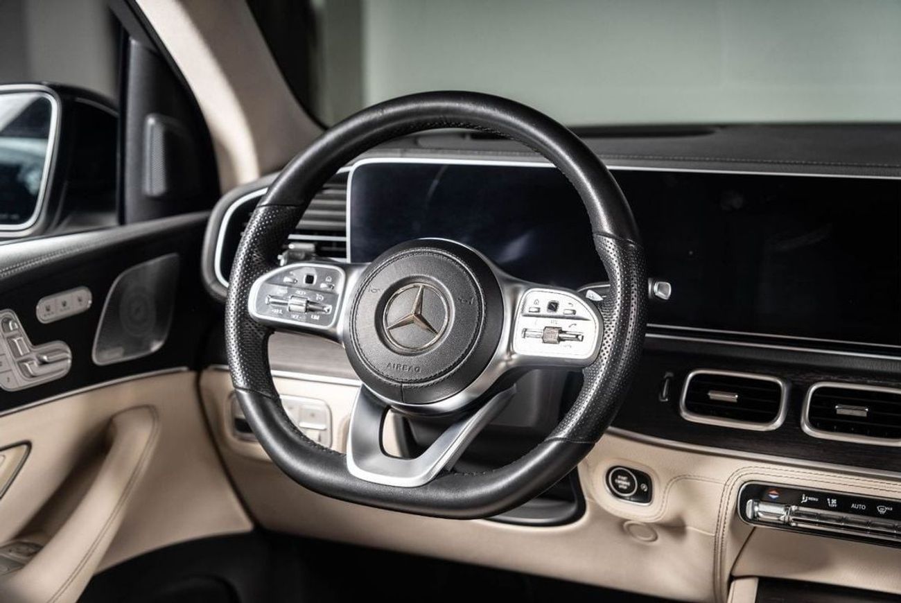 Mercedes-Benz GLS 450 2020-MERCEDES BENZ GLS 450 4matic AMG Line 7 Seater-GCC-SERVICE CONTRACT-AGENCY WARRANTY TILL 1/2027