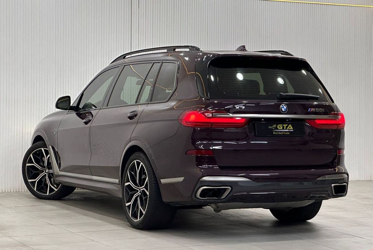 بي أم دبليو X7 2020 BMW X7 M50i M-Sport, December 2024 BMW Warranty + Service Pack, Fully Loaded, Low Kms, GCC