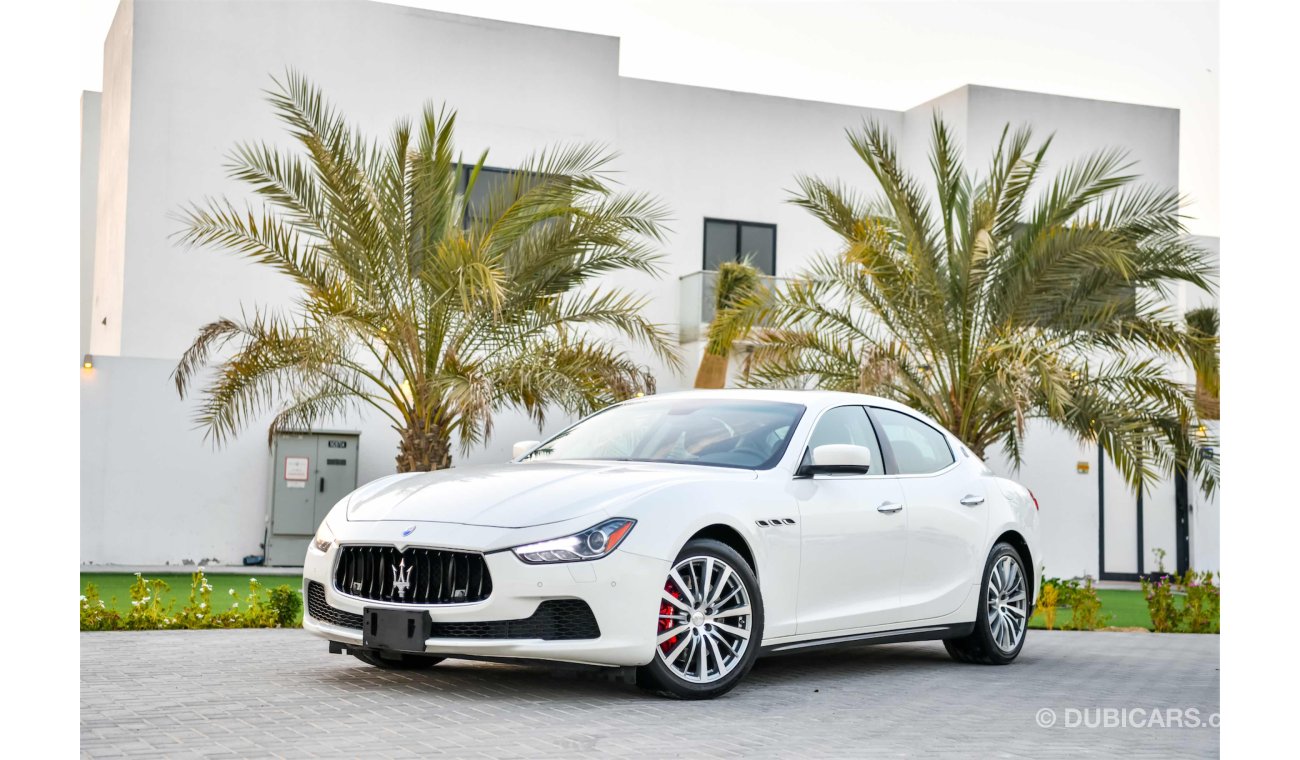 Maserati Ghibli S - GCC - AED 2,135 Per Month! - 0% DP