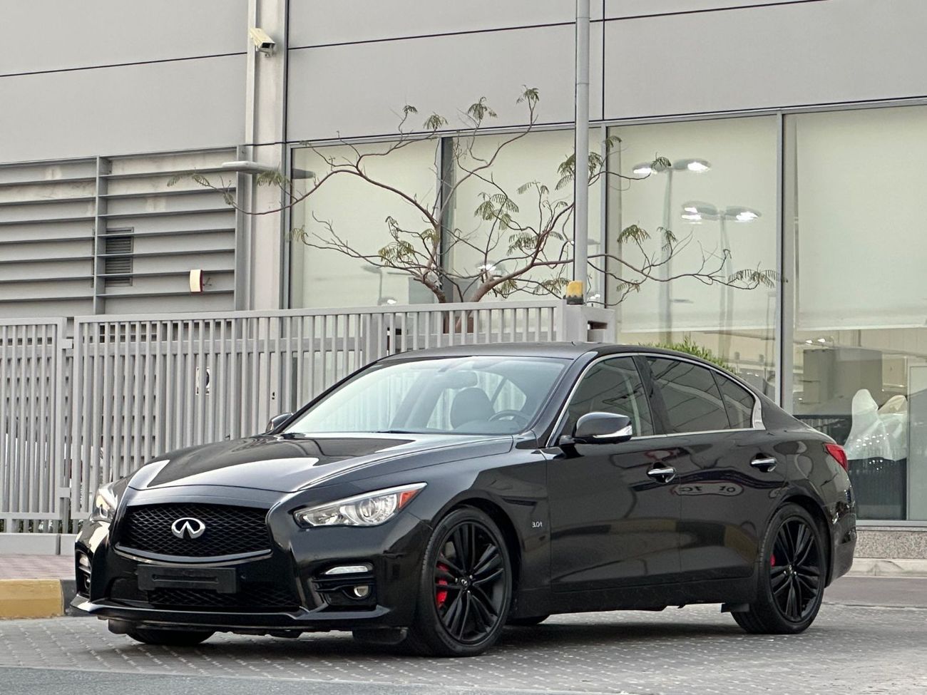 Infiniti Q50 3.0T Sport Black Edition INFINITI Q50 2017 GCC V6t ACCIDENT FREE // PEREFCT CONDITION // FULL OPITIO
