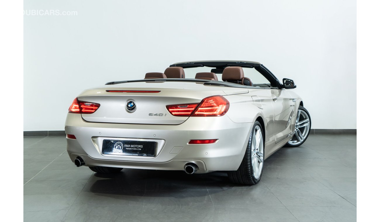 بي أم دبليو 640 2011 BMW 640i Luxury Line Convertible (1st reg in 2013) / Extended BMW Warranty & Service Contract