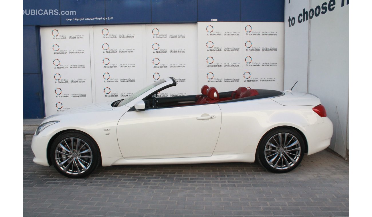 إنفينيتي Q60 CONVERTIBLE 3.7L V6 2016 MODEL TOP OPTION