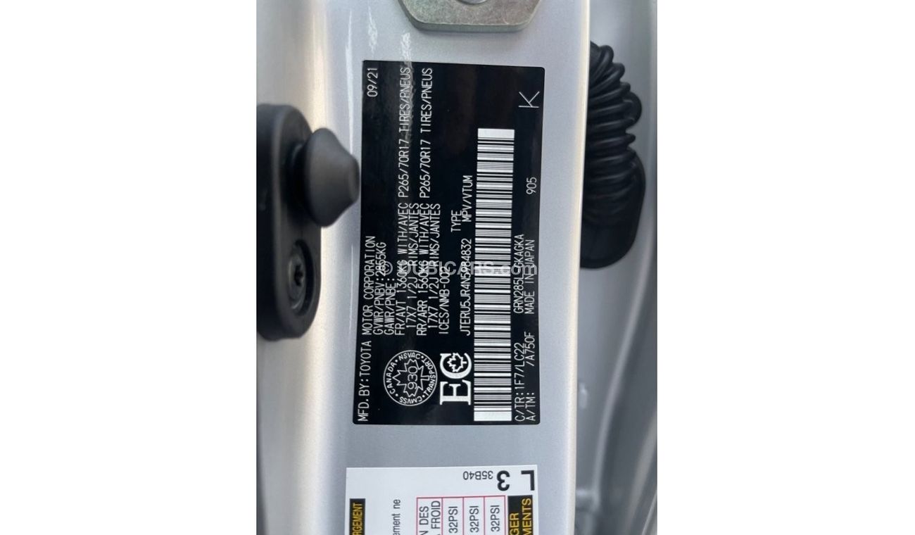 Toyota 4Runner Trd 360 cameras