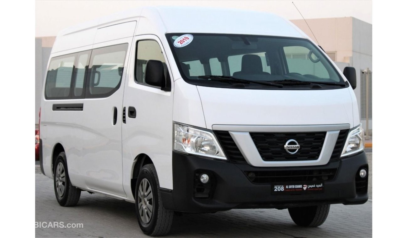 Nissan Urvan Nissan Urvan Hi-Roof 2019 GCC, in excellent condition, without accidents, very clean from inside and