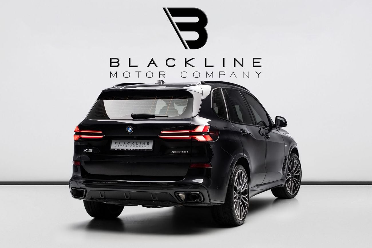 BMW X5 XDRIVE40i M SPORT PRO BUY NOW, PAY 2027 | THE BLACKLINE STANDARD | August 2029 Warranty + Service Contract, GCC