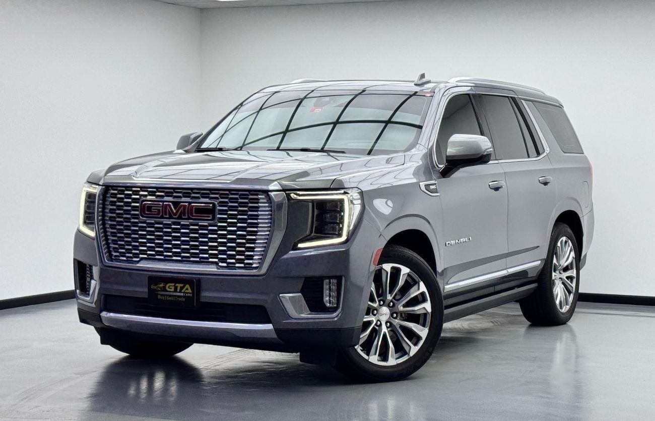 جي أم سي يوكون Denali 6.2L (8 Seater) 2021 GMC Yukon Denali, 2027 GMC Warranty + Service Pack, Fully Loaded, 8 Seat