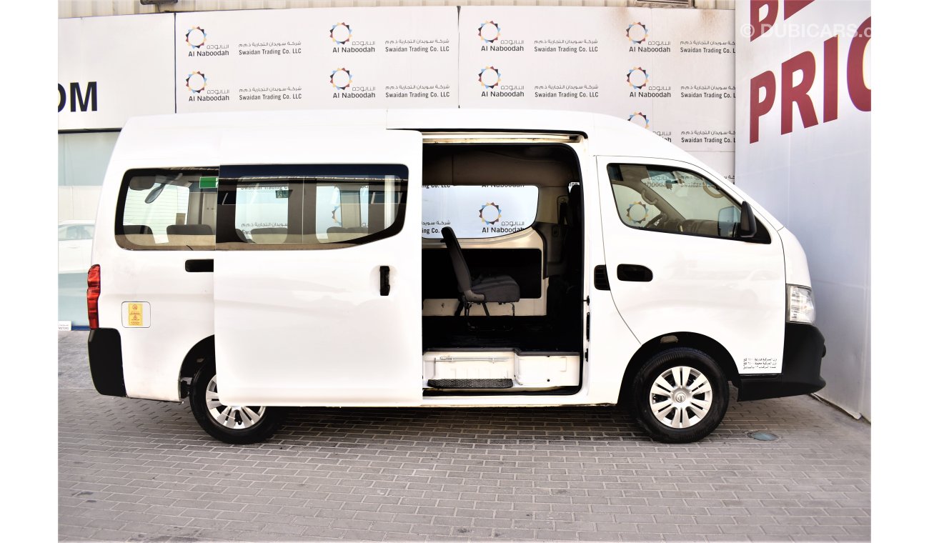 Nissan Urvan AED 1272 PM | 0% DP | 2.5L MT NV350 13-STR GCC WARRANTY