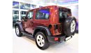 Jeep Wrangler ONLY 118000 KM!!! AMAZING Jeep Wrangler Sport 2009 Model!! in Red Color! GCC Specs