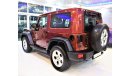 جيب رانجلر ONLY 118000 KM!!! AMAZING Jeep Wrangler Sport 2009 Model!! in Red Color! GCC Specs