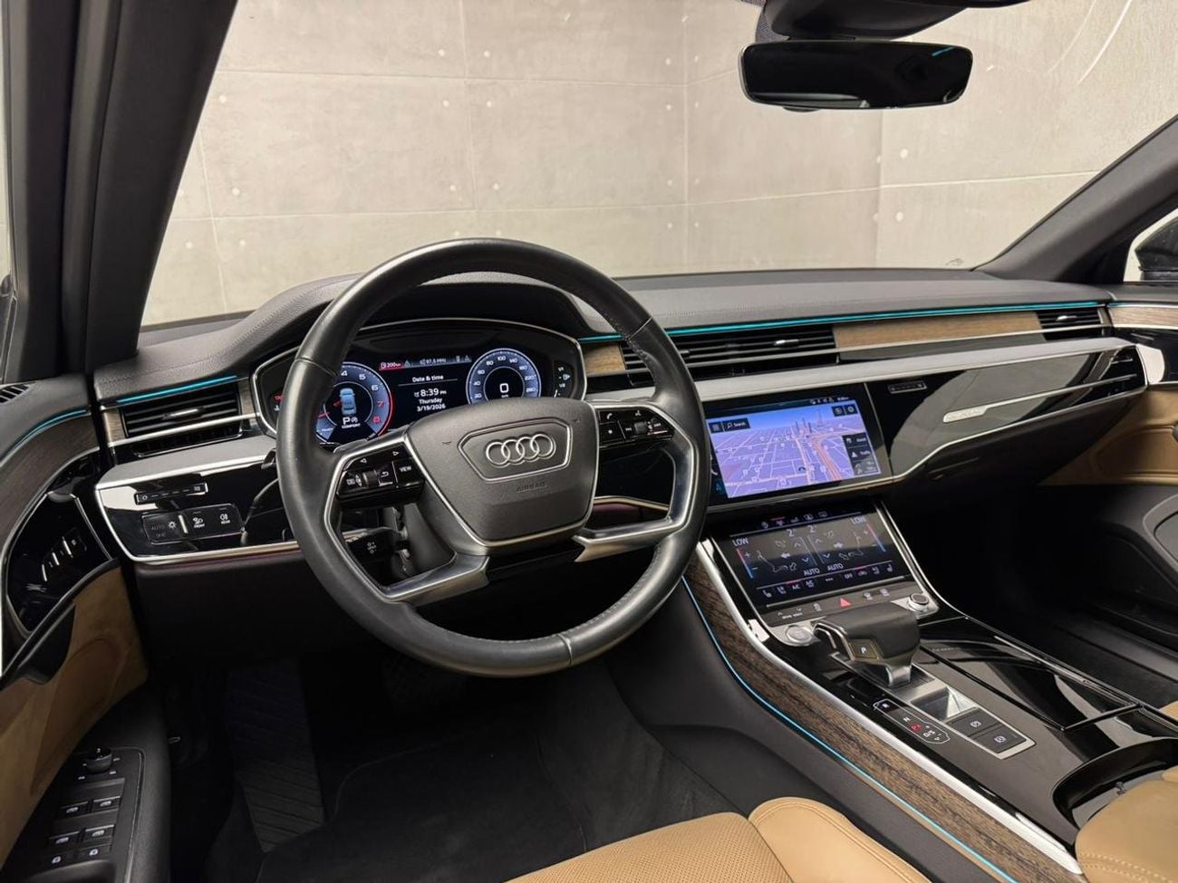 أودي A8 L | 55 TFSI | 2019 Model | Low Mileage | Full Options | GCC Specs