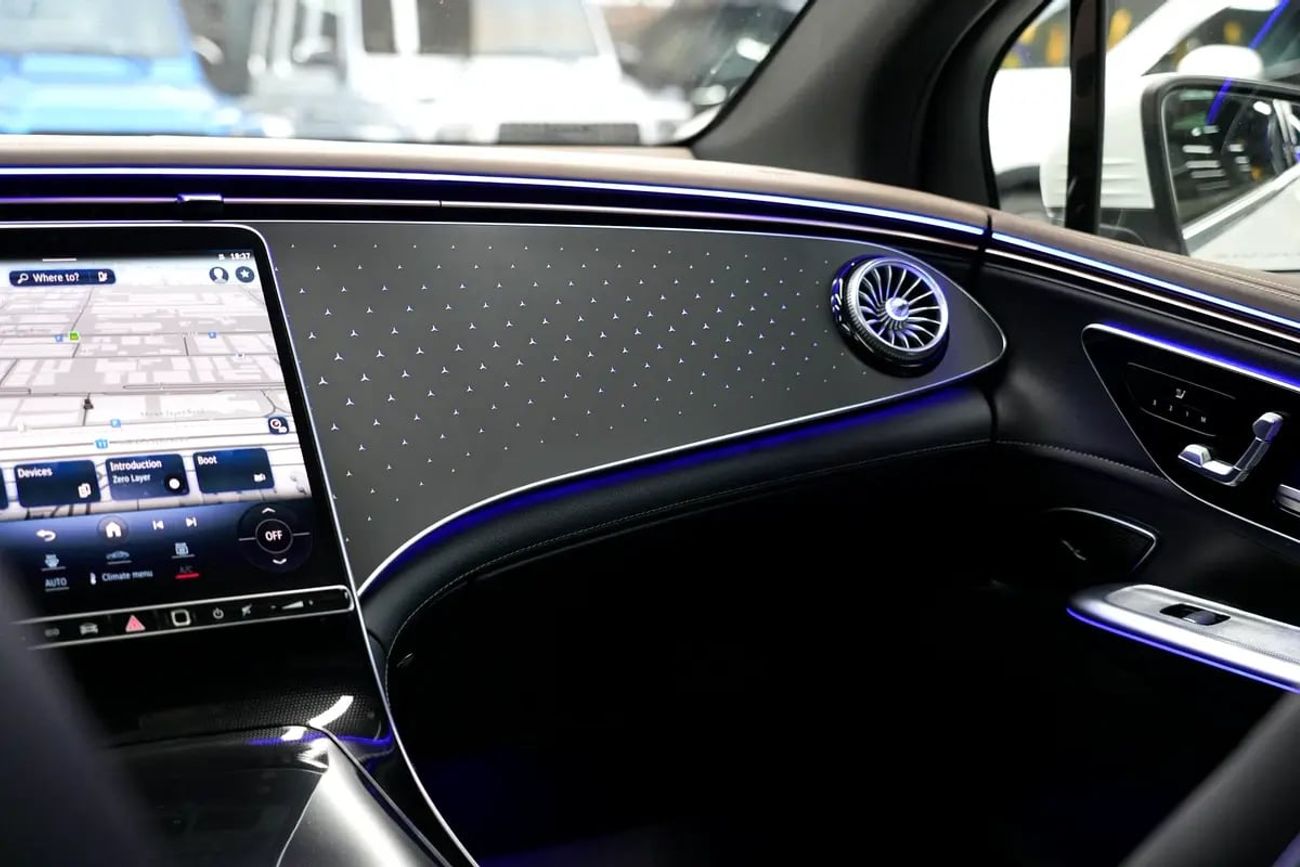 مرسيدس بنز EQE 350+ 350 | GCC 11k km | 5 Years Agency Warranty | 5 Years Service Contract