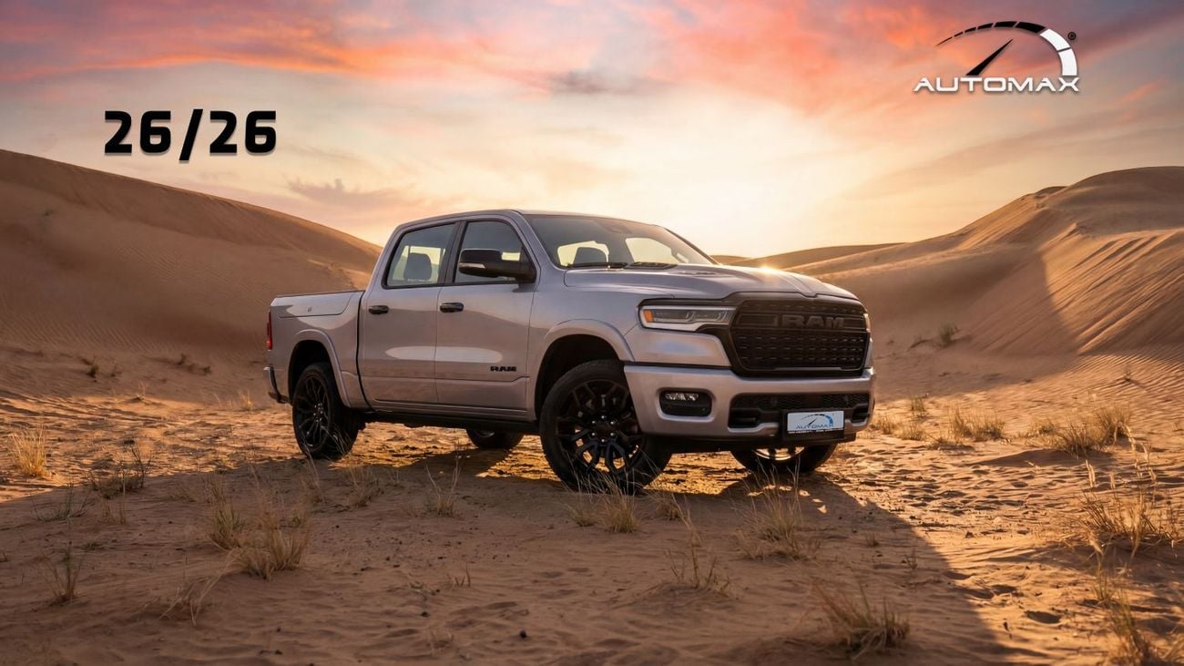 رام 1500 (For Export , НА ЭКСПОРТ) PY 26/26 Limited Crew Cab Hurricane H.O 3.0TT GCC Без пробега