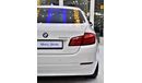 BMW 520i EXCELLENT DEAL for our BMW 520i ( 2013 Model ) in White Color GCC Specs
