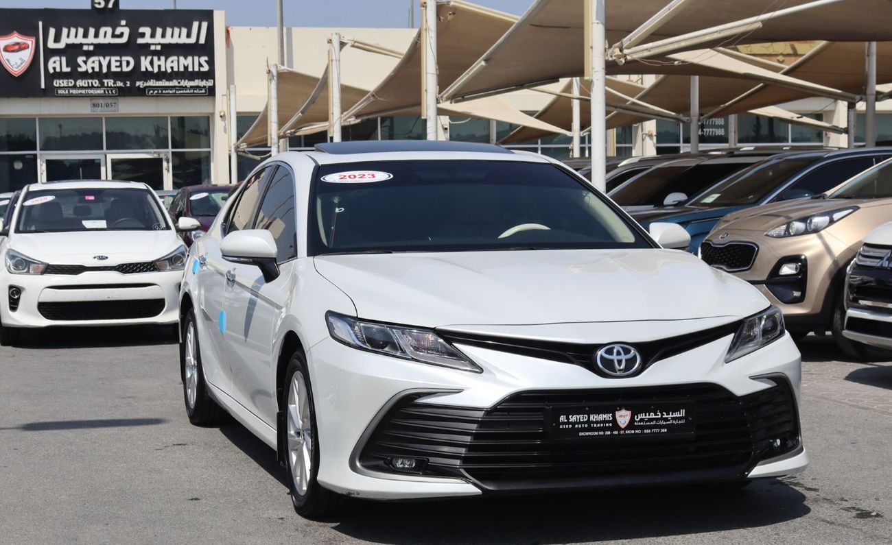 تويوتا كامري تويوتا كامري 2023 - خليجي - (4) سلندر - خليجي - بحالة ممتازة - محرك 2500 - السعر 79000 درهم- كم 6000