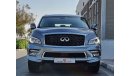 Infiniti QX80 FULL OPTION - COMPLETELY AGENCY MAINTAINED -WARRANTY - BANK FINANCE FACILITY