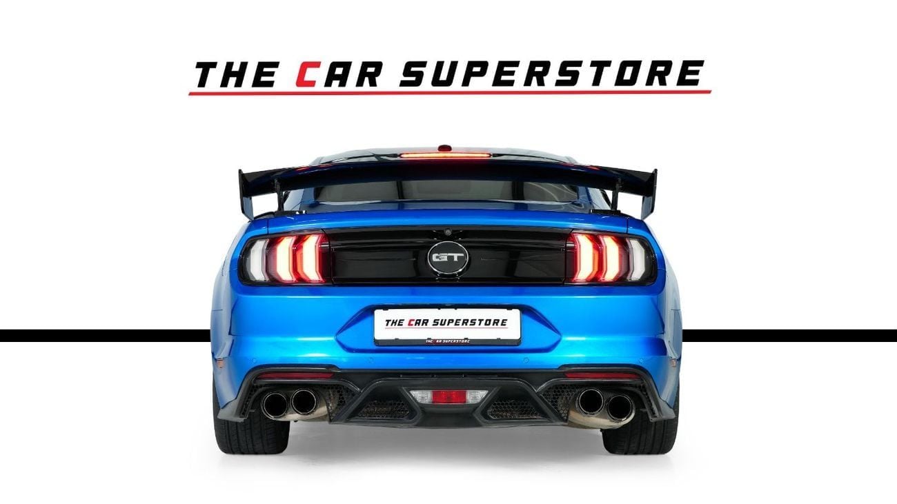 فورد موستانج GT PREMIUM 5L V8-Sports Exhaust System-Aerodynamic Body Kit-High Gloss Black Rims