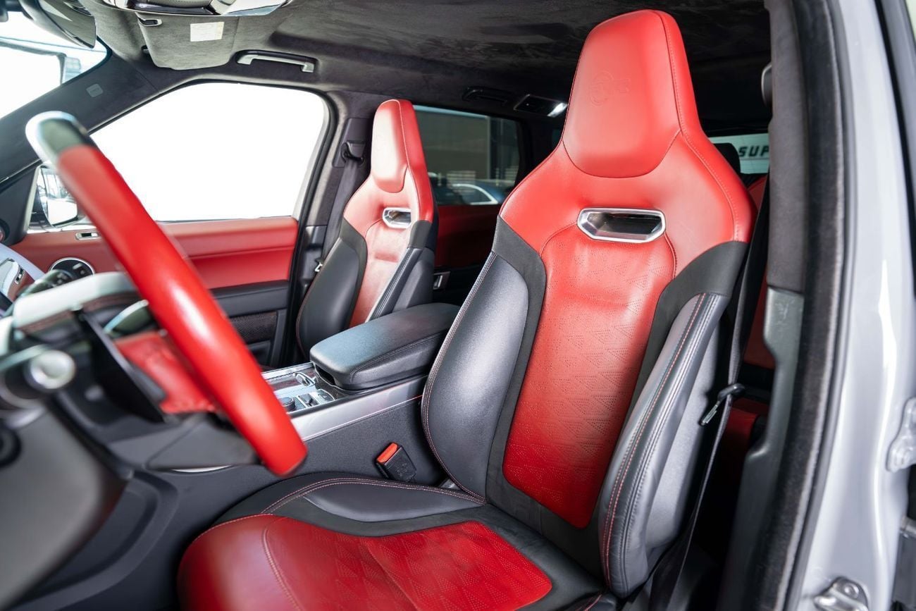Land Rover Range Rover Sport SVR 5.0L (575 HP) AWD Range Rover Sport SVR Ultimate Edition-Bespoke Color-Black/Red Interior-Black