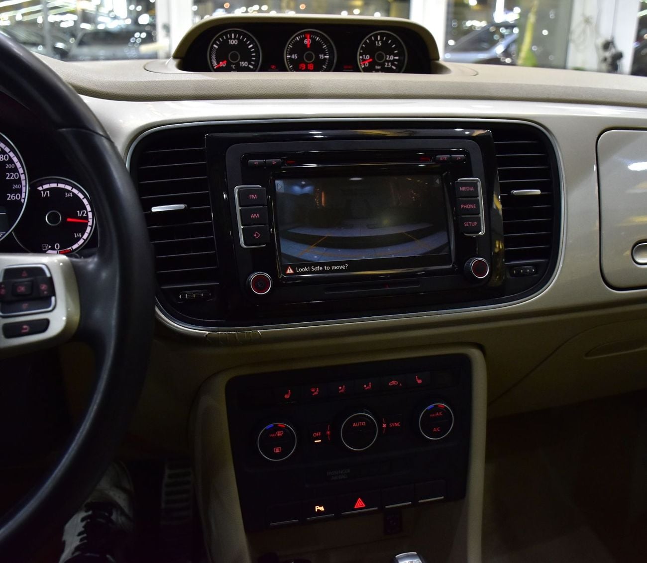 Volkswagen Beetle EXCELLENT DEAL for our Volkswagen Beetle Turbo ( 2016 Model ) in Beige Color GCC Specs
