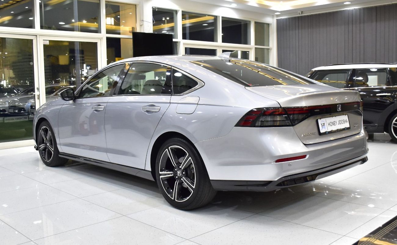 هوندا Accord HEV EXCELLENT DEAL for our Honda Accord HEV ( 2023 Model ) in 2023 Color GCC Specs