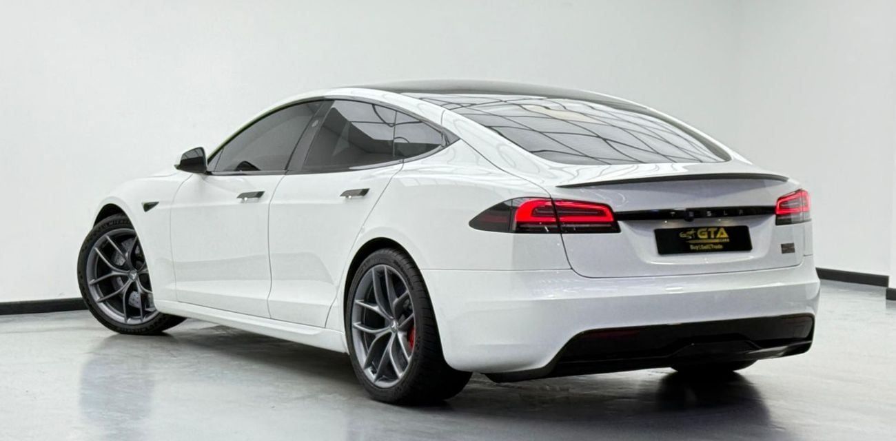 تسلا Model S Plaid (AWD) 2023 Tesla Model S Plaid Track Pack, 2027 Tesla Warranty, Full Tesla Service History, Lo