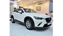 Mazda CX-3 EXCELLENT DEAL for our Mazda CX3 2019 Model!! in White Color! GCC Specs