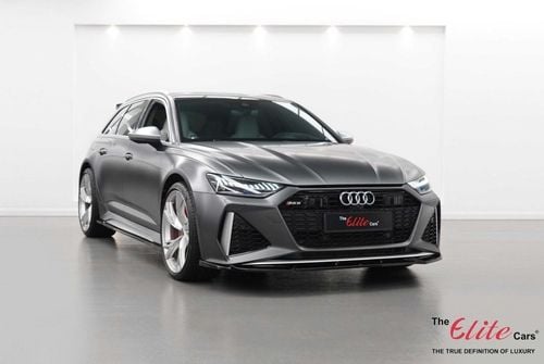 Audi RS6 2021 AUDI RS 6 AVANT / GCC / WARRANTY + SERVICE
