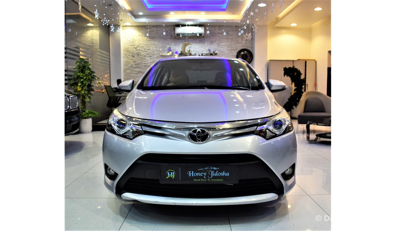 تويوتا يارس ONLY 38000KM !! AMAZING Toyota Yaris 2016 Model!! in Nice Silver Color! GCC Specs