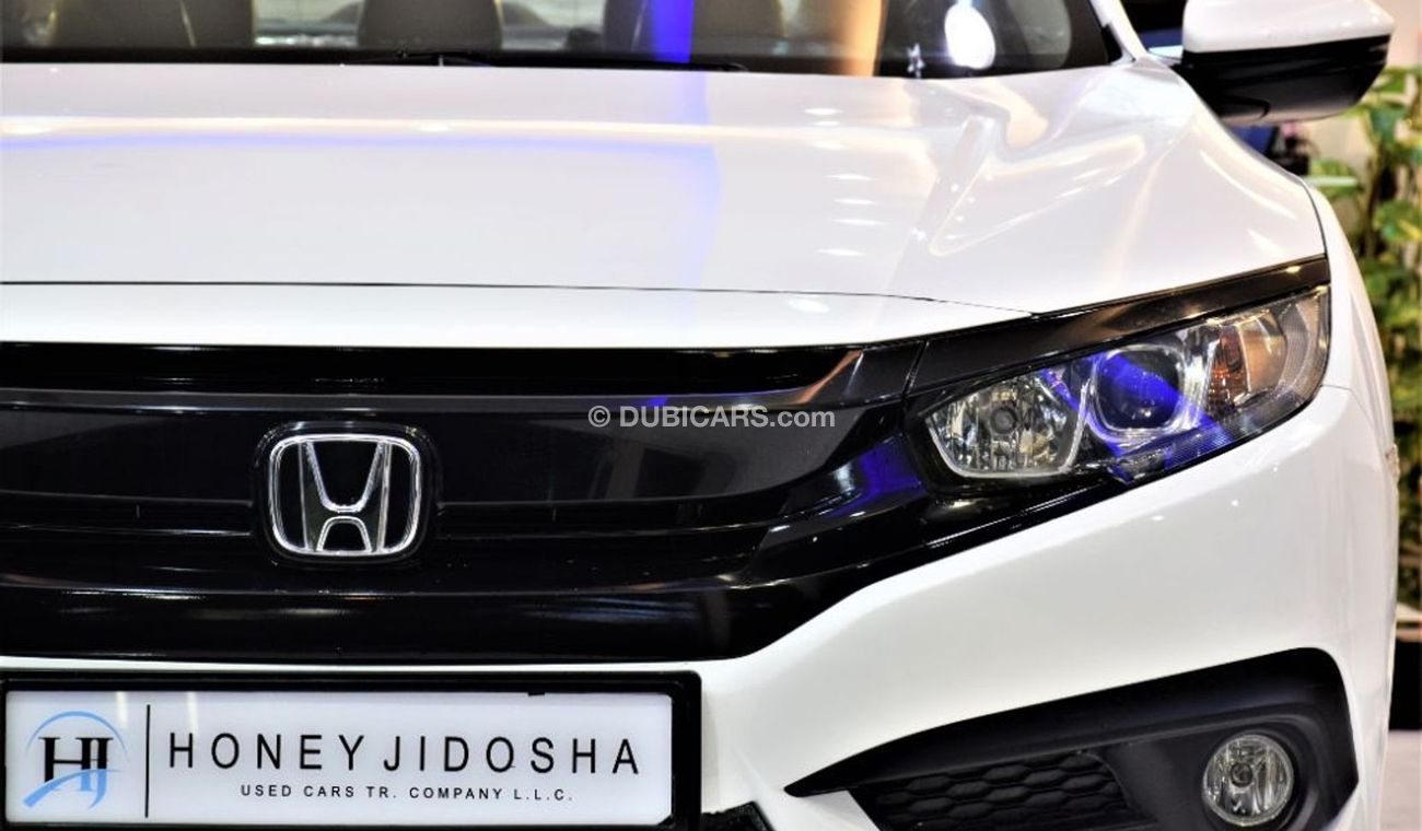 هوندا سيفيك UNDER WARRANTY UNTIL 2023 ( ORIGINAL PAINT ( صبغ وكاله ) AMAZING Honda CIVIC 2019 Model!! in White C