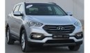 Hyundai Santa Fe Hyundai Santa Fe 2018 GCC Forwell Panorama in excellent condition