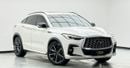 Infiniti QX55 SENSORY 2023 Infiniti QX55 Sensory, 2028 Infiniti Warranty, Full Infiniti Service History, Very Low Km, GCC