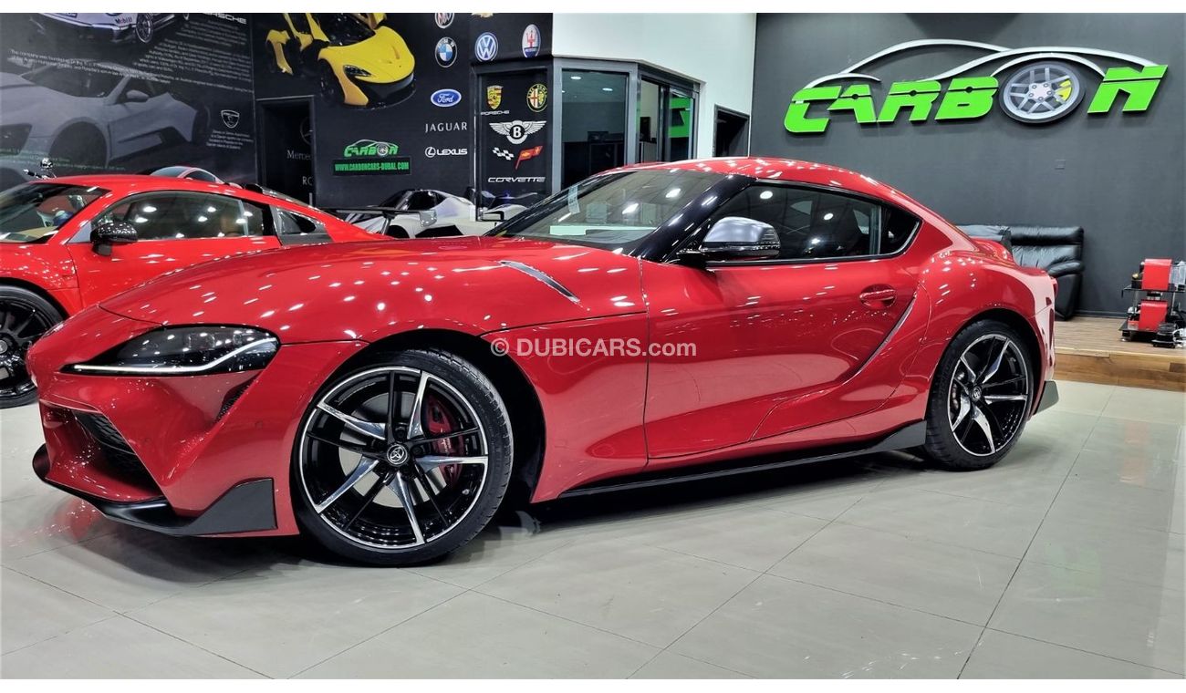 Toyota Supra GR TOYOTA SUPRA 2022 GCC UNDER AL FUTTAIM WARRANTY ONLY 13K KM FOR 219K AED