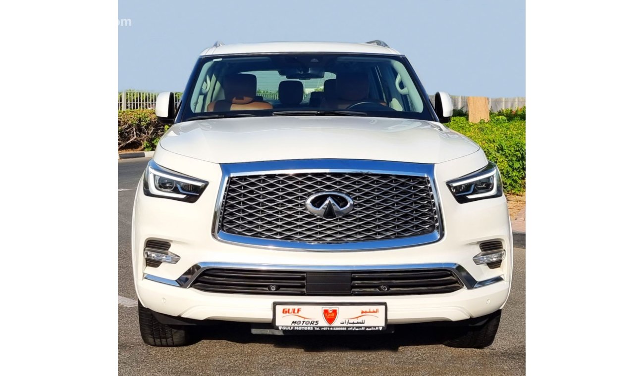 إنفينيتي QX80 V8-FULL OPTION-EXCELLENT CONDITION-UNDER WARRANTY-2020